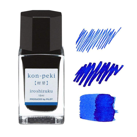 Pilot Iroshizuku Inkt 15ml Kon-Peki (Hemels Blauw) - 24Papershop