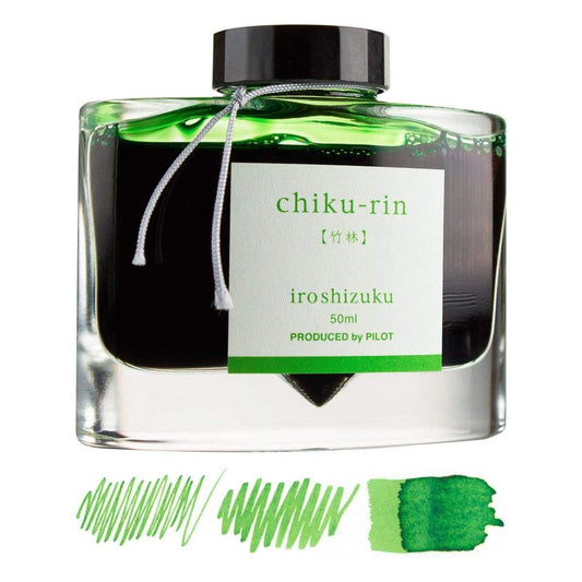 Pilot Iroshizuku Inkt 50ml Chiku-Rin (Zee Groen) - 24Papershop