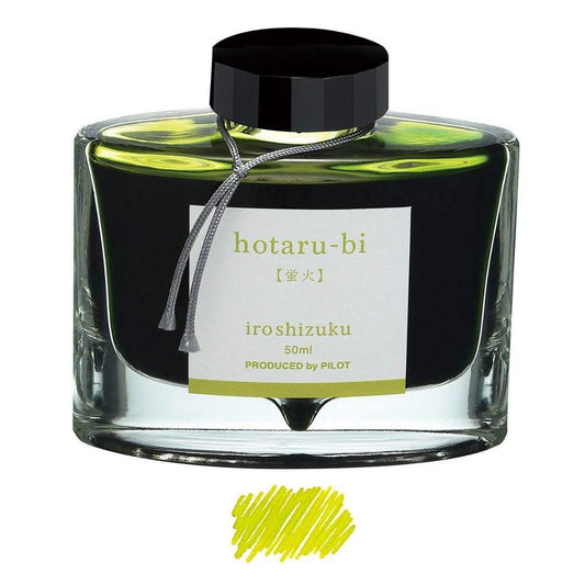 Pilot Iroshizuku Inkt 50ml Hotaru-Bi (Lichtgroen) - 24Papershop