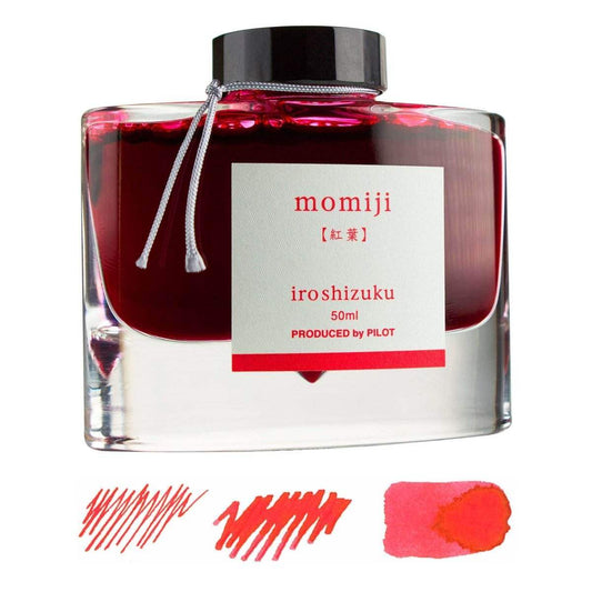 Pilot Iroshizuku Inkt 50ml Momiji (Oranje-Rood) - 24Papershop
