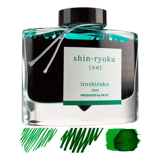 Pilot Iroshizuku Inkt 50ml Shin-Ryoku (Groen) - 24Papershop