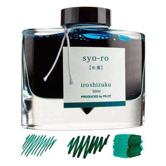 Pilot Iroshizuku Inkt 50ml Syo-Ro (Zeegroen) - 24Papershop
