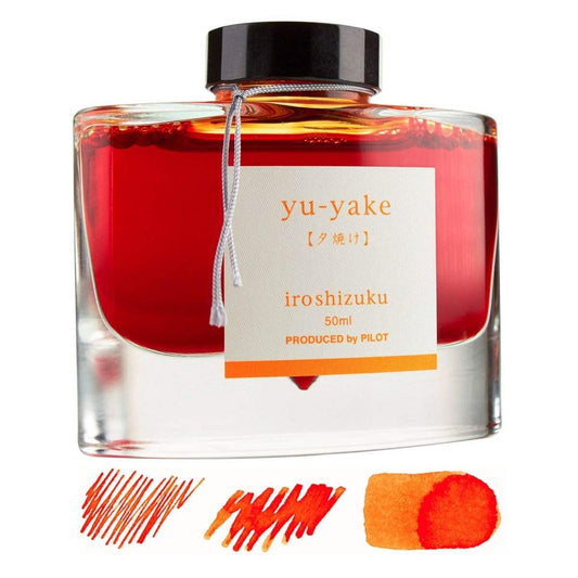 Pilot Iroshizuku Inkt 50ml Yu-Yake (Oranje) - 24Papershop
