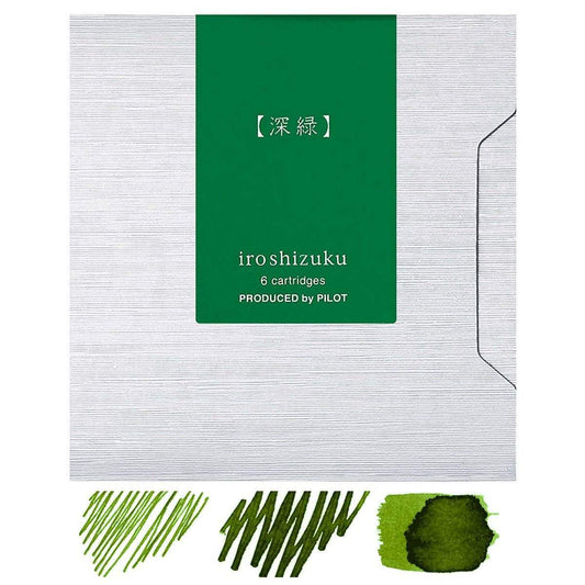 Pilot Iroshizuku Inktcartridge Shin-Ryoku - 6 stuks - 24Papershop