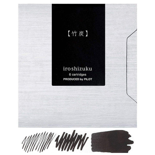 Pilot Iroshizuku Inktcartridge Take-Sumi - 6 stuks - 24Papershop