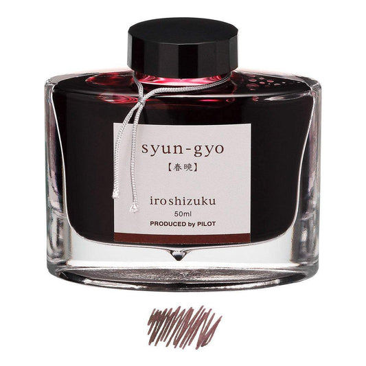 Pilot Iroshizuku Inkt 50ml Syun-Gyo (Zwart) - 24Papershop