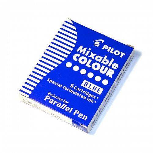 Pilot Parallel Pen Navulling | per 6 stuks | Blauw - 24Papershop
