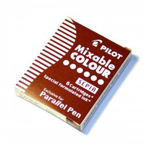 Pilot Parallel Pen Navulling - per 6 stuks - Bruin - 24Papershop