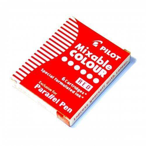 Pilot Parallel Pen Navulling | per 6 stuks | Rood - 24Papershop