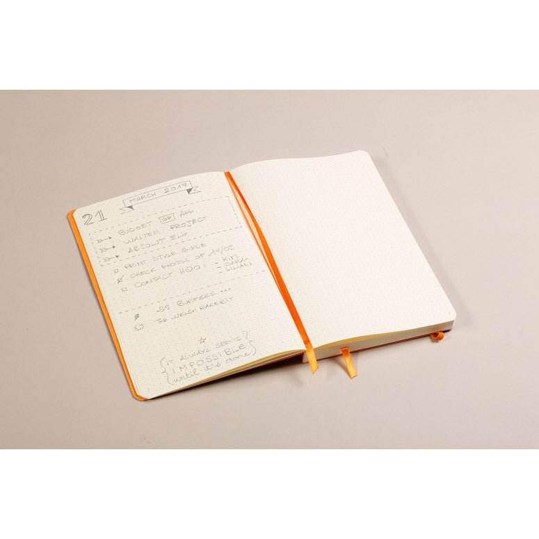 Rhodia Goalbook Dotted A5 Softcover - Bois de Rose - 24Papershop