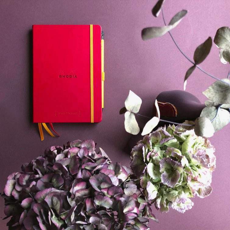 Rhodia Goalbook Dotted Bullet Journal A5 Lila - Hardcover - 24Papershop