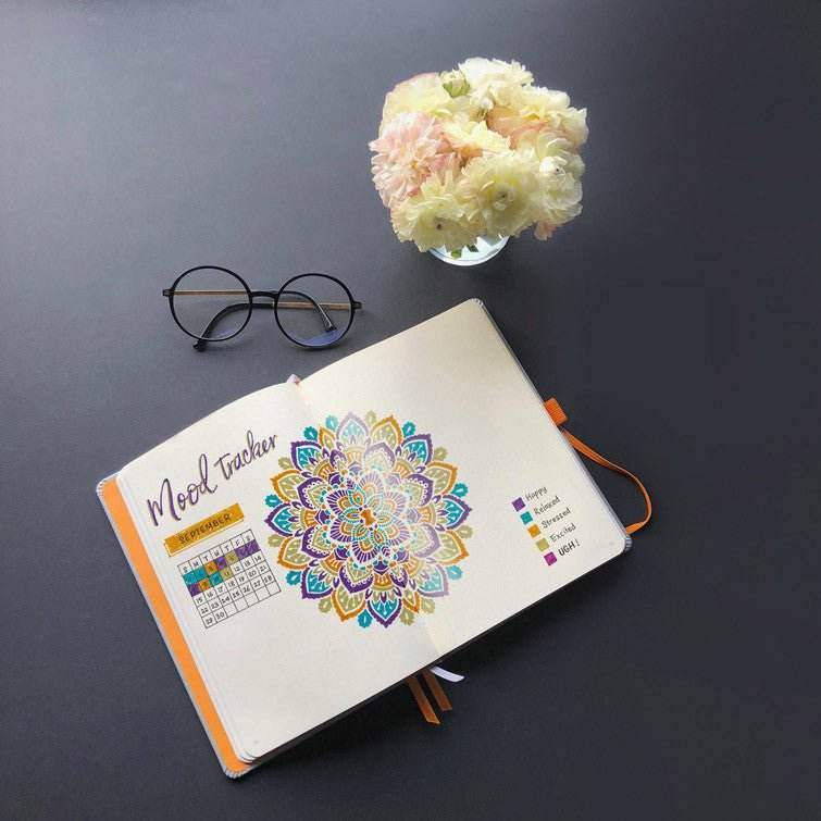 Rhodia Goalbook Dotted Bullet Journal A5 Lila - Hardcover - 24Papershop