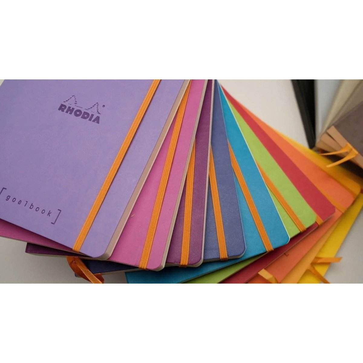 Rhodia Goalbook Dotted Bullet Journal A5 Lila - Hardcover - 24Papershop