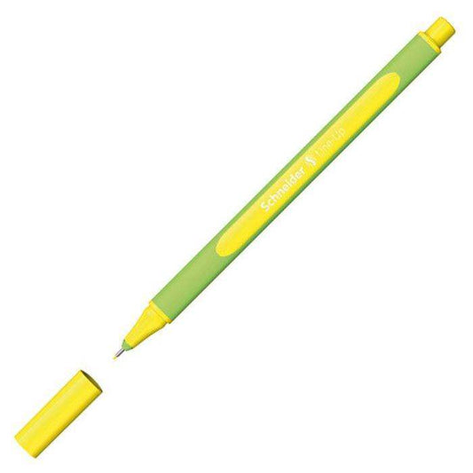Schneider Line-Up Fineliner - Neon Geel - 24Papershop
