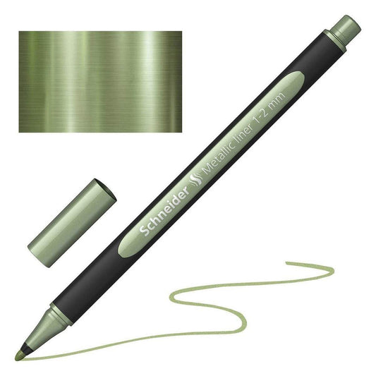 Schneider Paint-It 020 1-2mm Metallic - Vintage Green - 24Papershop