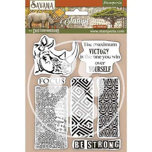 Stamperia Cling Stamp - Savana Grafiti - 24Papershop