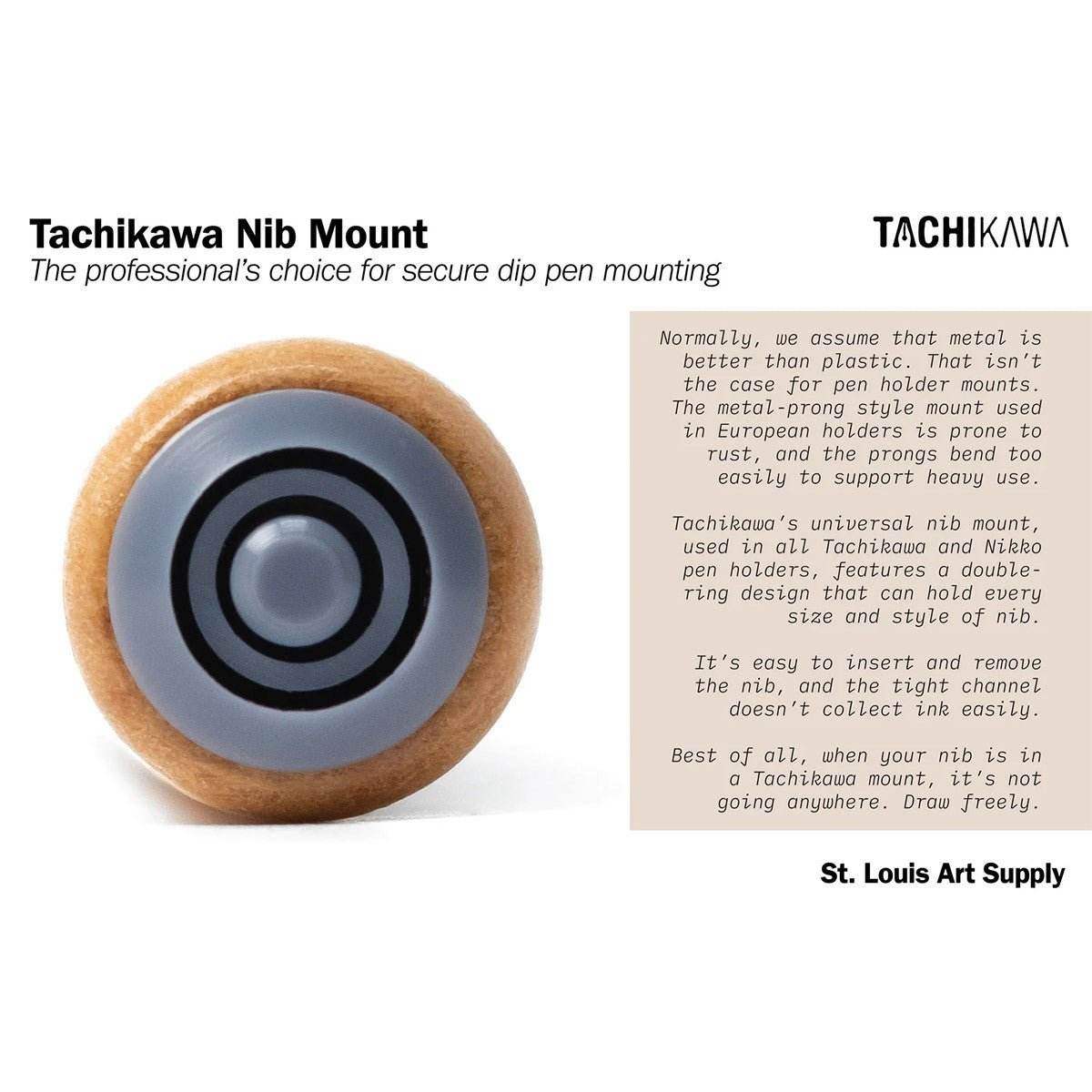 Tachikawa Nibhouder T-40 - Blue Grip - 24Papershop