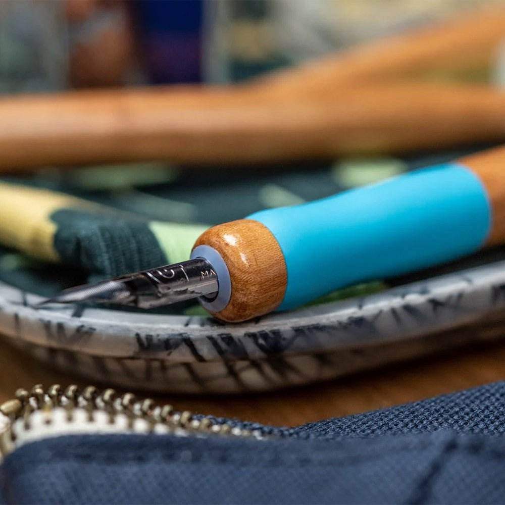 Tachikawa Nibhouder T-40 - Blue Grip - 24Papershop