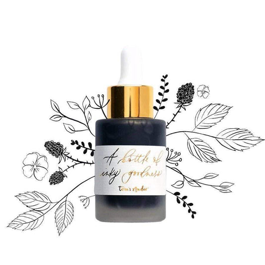 Tom's Studio Calligraphy Inkt 30ml - Black India - 24Papershop