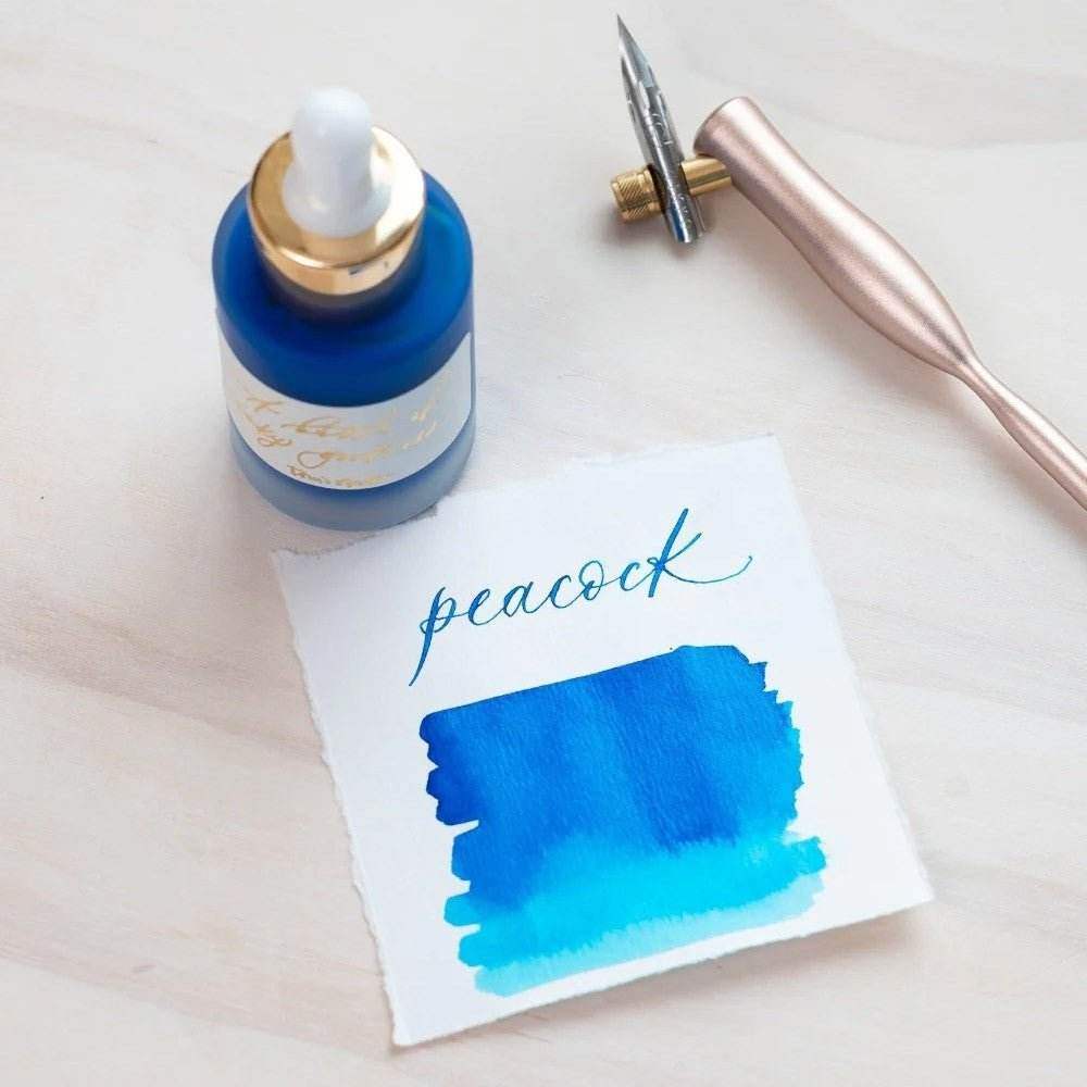 Tom's Studio Calligraphy Inkt 30ml - Peacock - 24Papershop