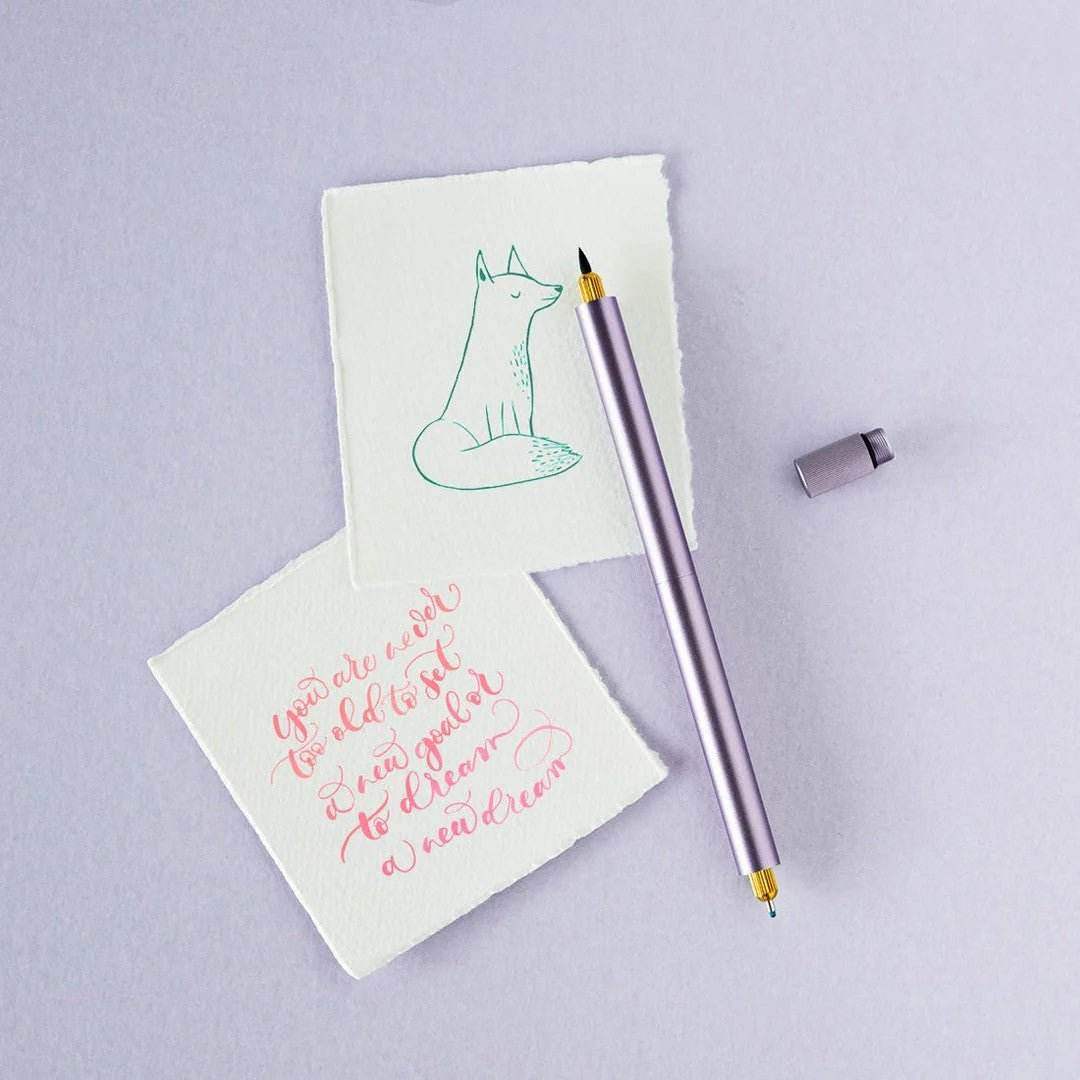 Tom's Studio Lumos Pro Refillable Multi-Tip Pen Double - Lilac - 24Papershop