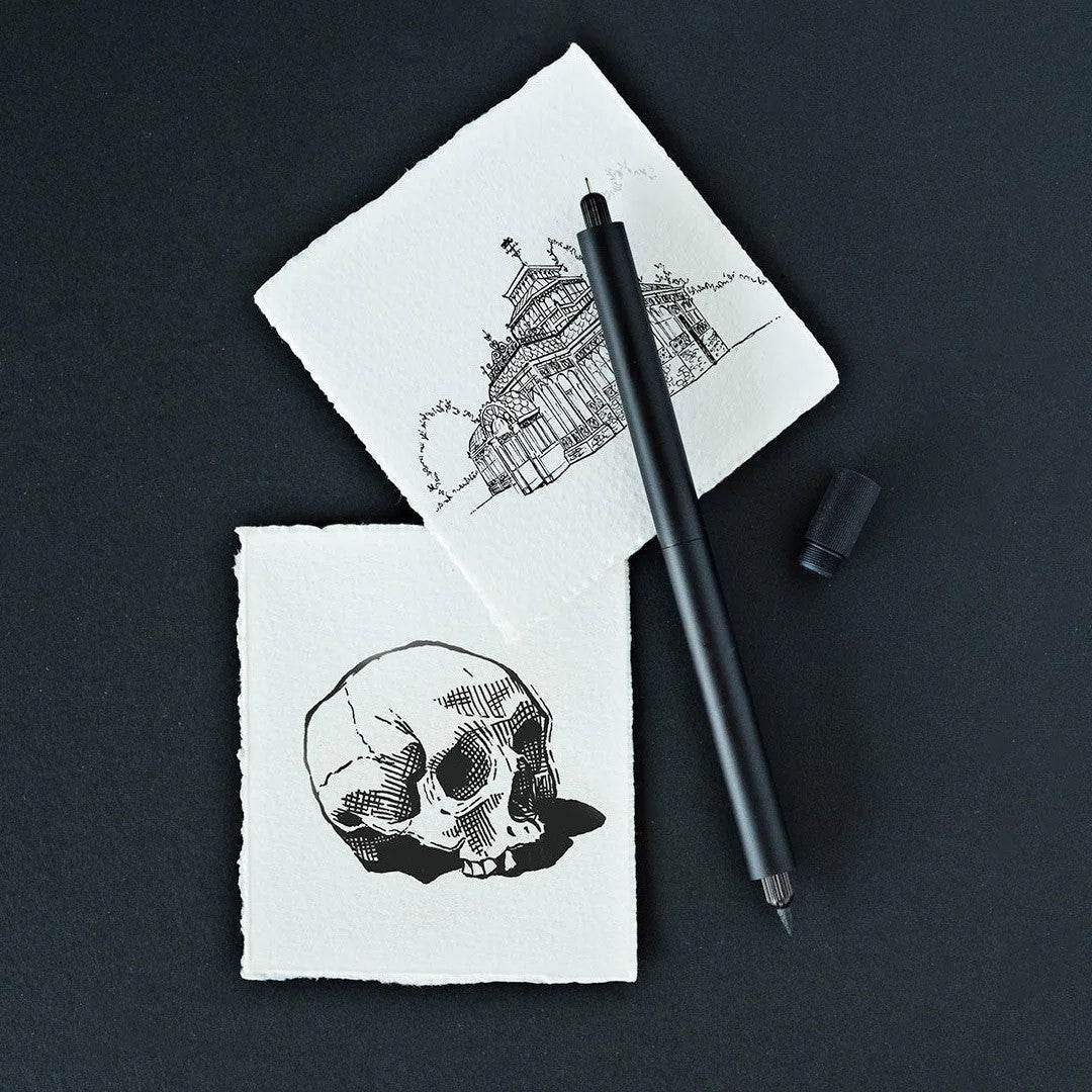 Tom's Studio Lumos Pro Refillable Multi-Tip Pen Double - Matte Black - 24Papershop
