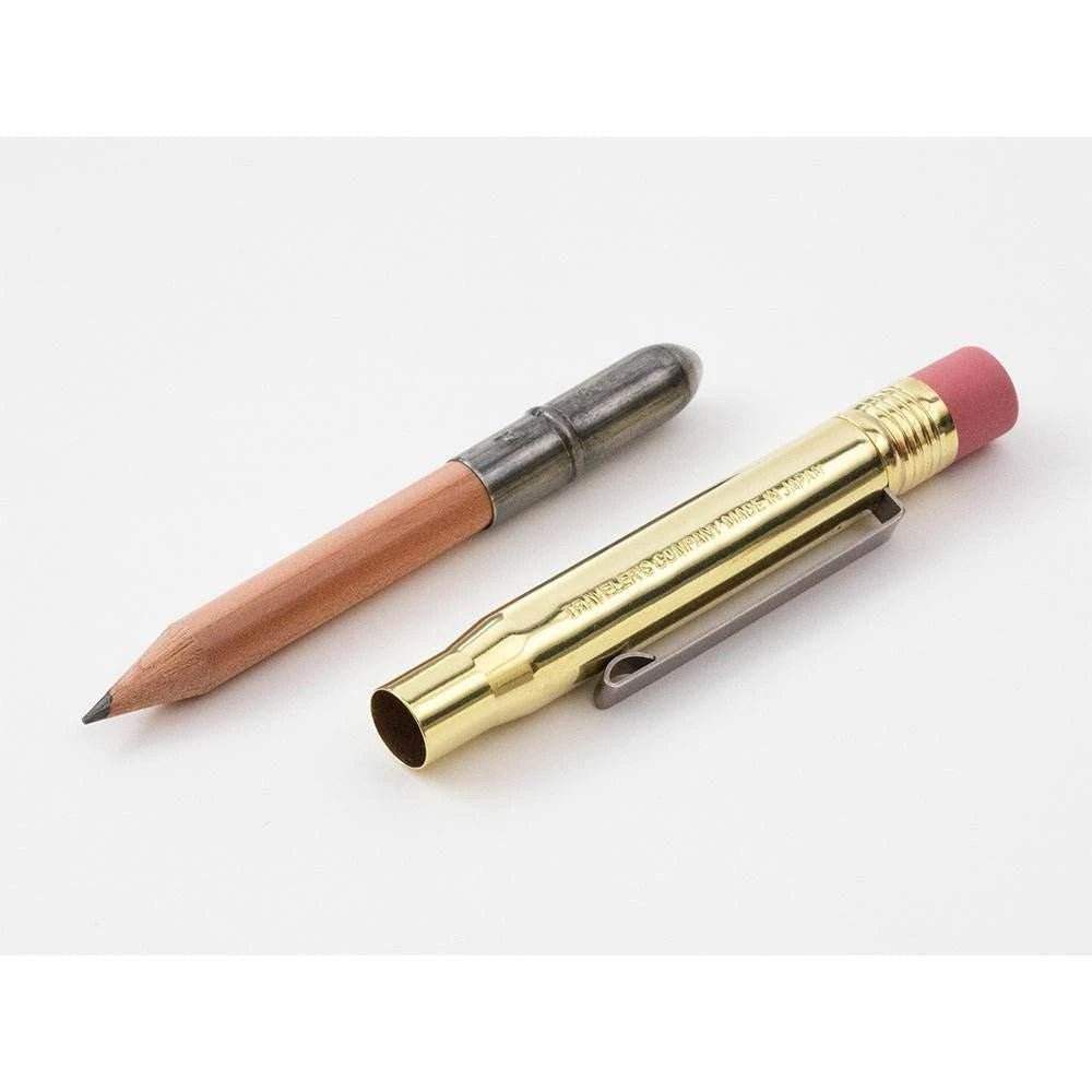 TRAVELER'S - Brass Pencil Solid Brass - 24Papershop