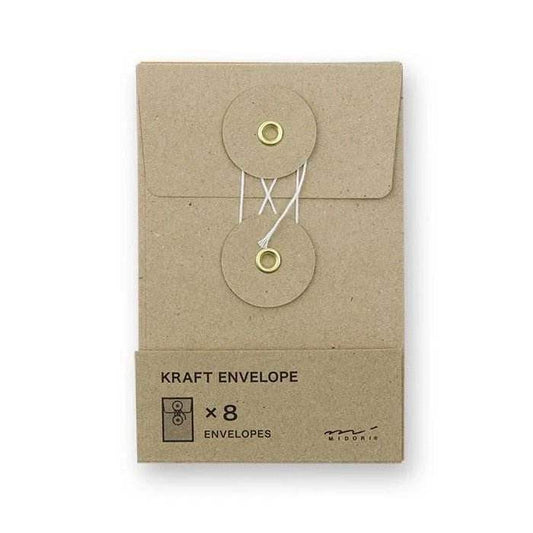 TRAVELER'S Kraft Envelop S - Silver Grey - 24Papershop
