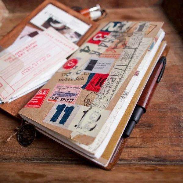 TRAVELER'S Notebook Regular Size - Black - 24Papershop