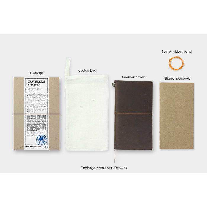 TRAVELER'S Notebook Regular Size - Brown - 24Papershop