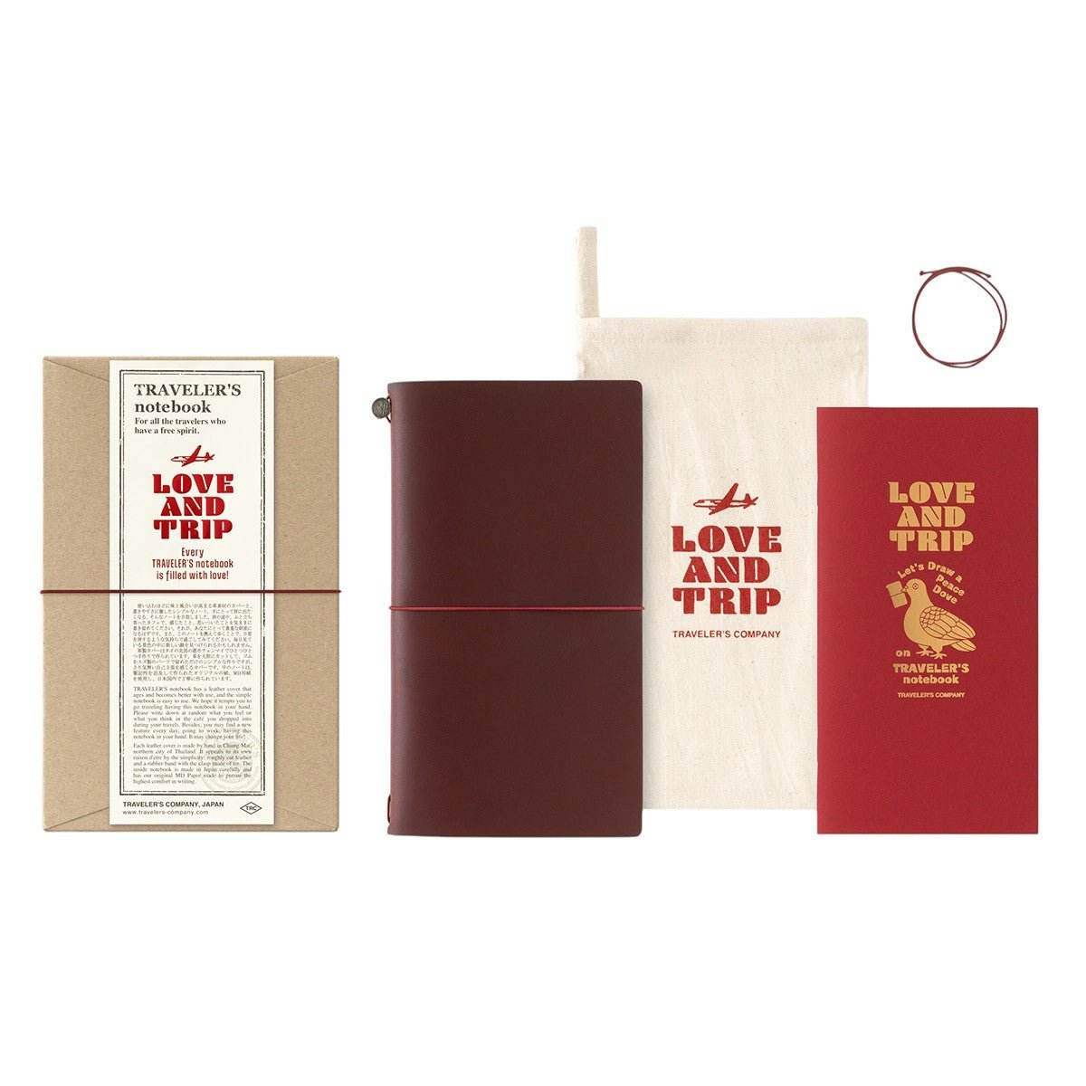 TRAVELER'S Notebook Regular Size - Love & Trip - 24Papershop