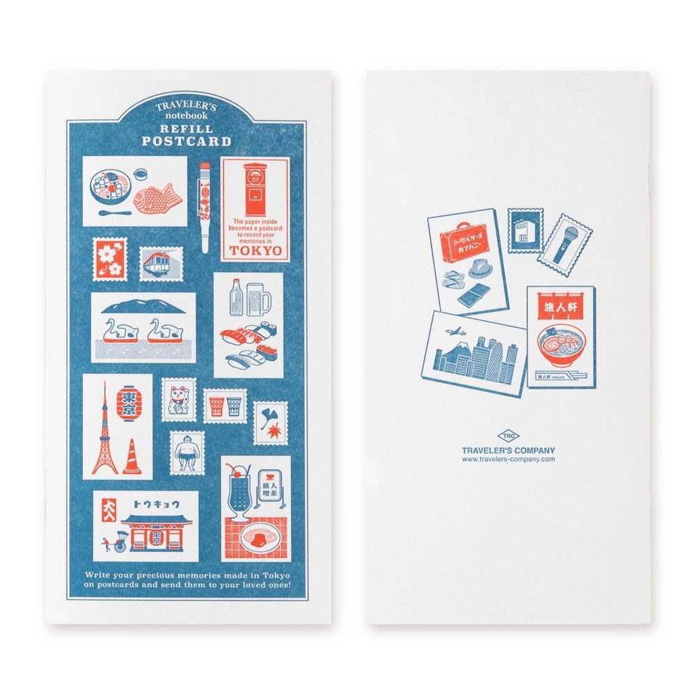 TRAVELER'S Notebook Tokyo Postcard Refill - 24Papershop