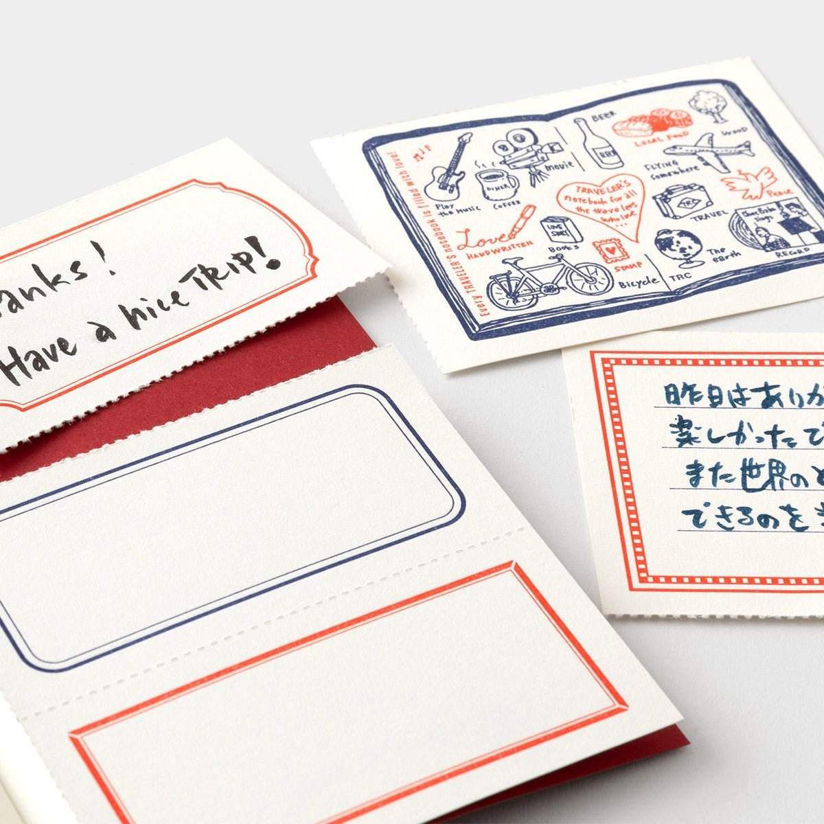 TRAVELER'S Refill Passport Size 003 Love & Trip - Blank - 24Papershop