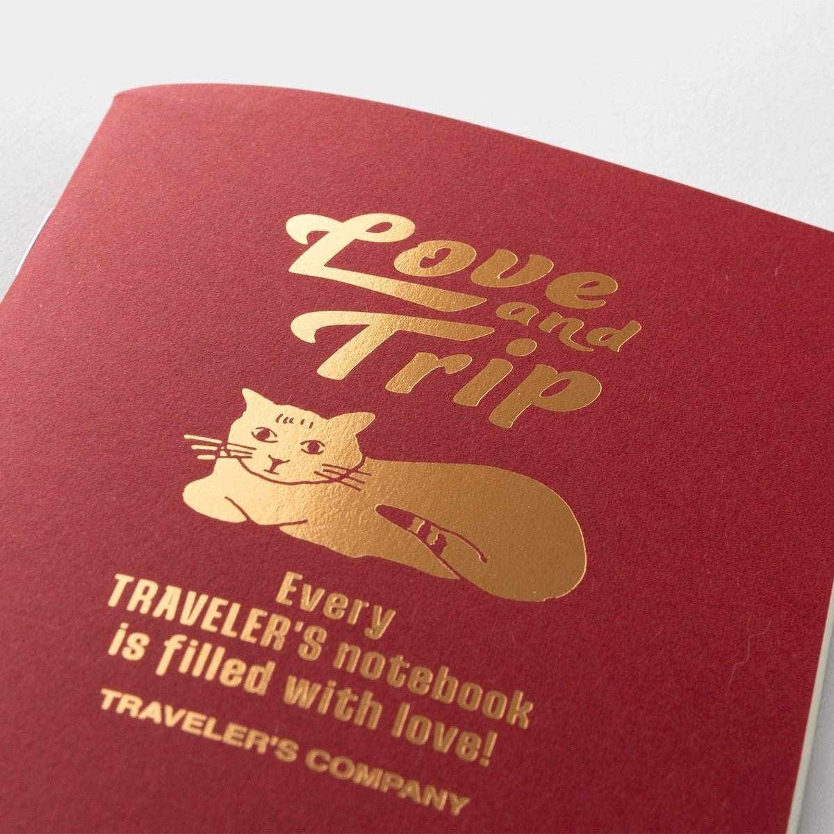 TRAVELER'S Refill Passport Size 003 Love & Trip - Blank - 24Papershop