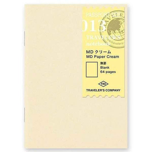 TRAVELER'S Refill Passport Size 013 - Paper Cream - 24Papershop