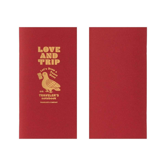 TRAVELER'S Refill Regular Size 003 Love & Trip - Blank - 24Papershop