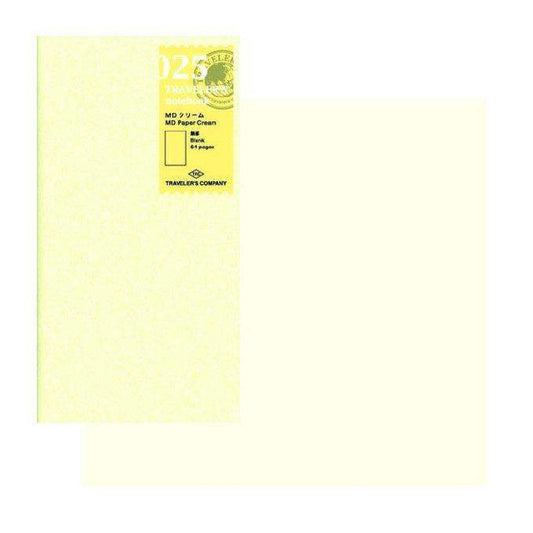 TRAVELER'S Refill Regular Size 025 - Paper Cream - 24Papershop
