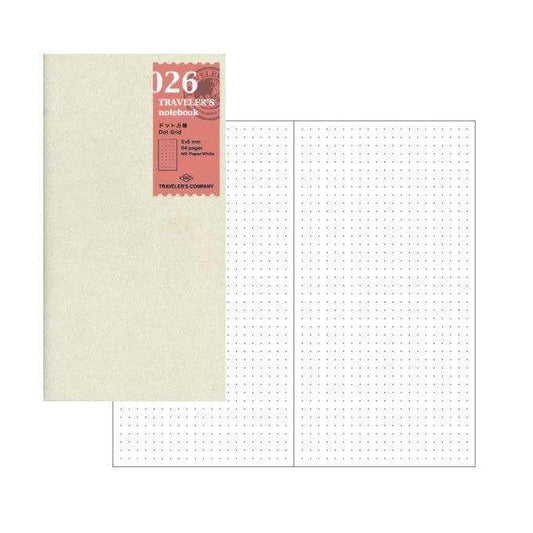 TRAVELER'S Refill Regular Size 026 - Dotted - 24Papershop