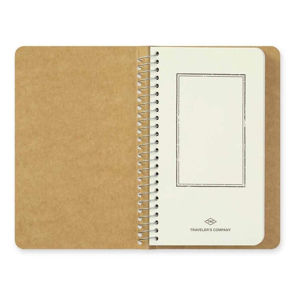 TRAVELER'S Spiral Ring Notebook A6 - White Paper - 24Papershop