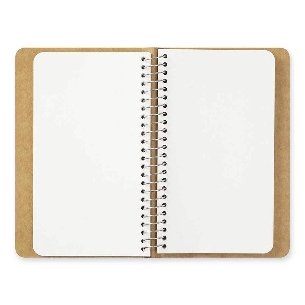 TRAVELER'S Spiral Ring Notebook A6 - White Paper - 24Papershop