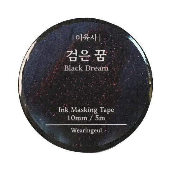 Wearingeul Washitape - Black Dream - 24Papershop