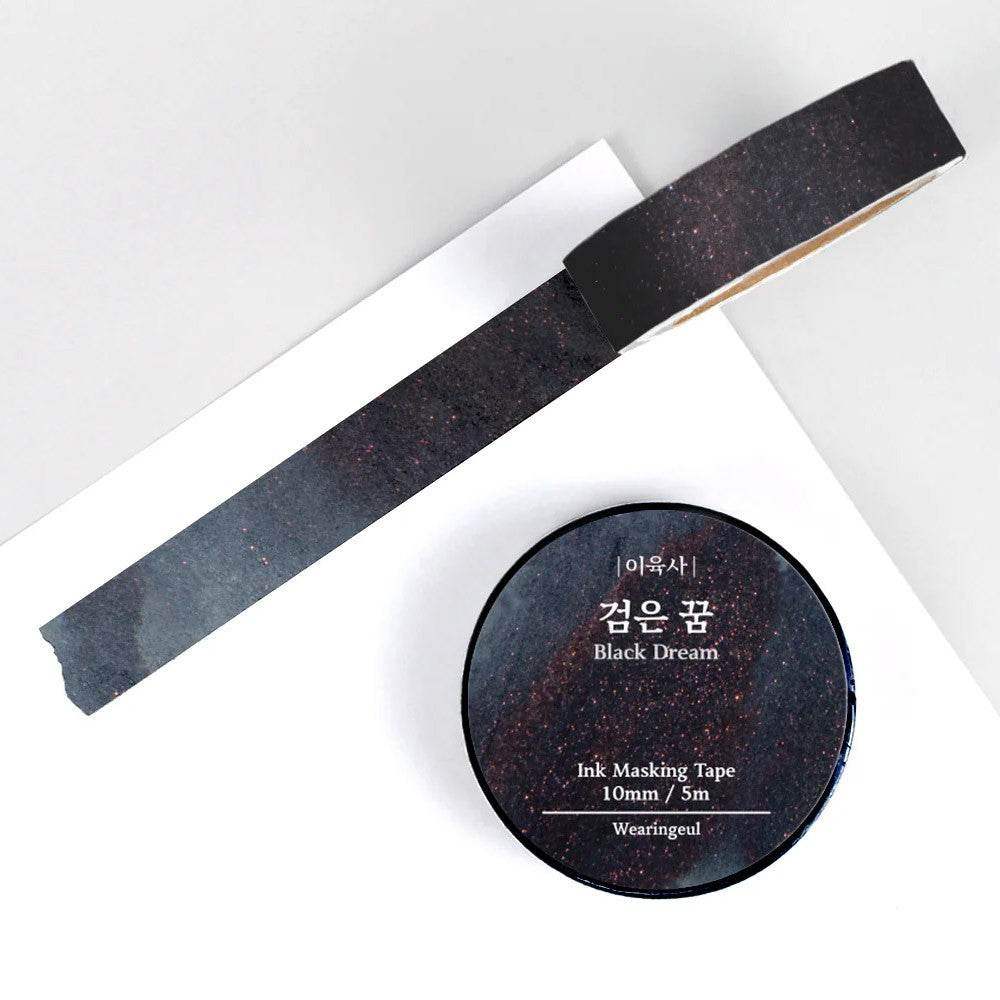 Wearingeul Washitape - Black Dream - 24Papershop
