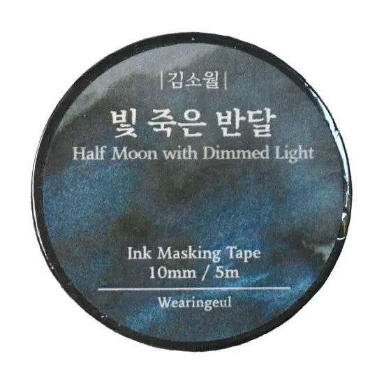 Wearingeul Washitape - Half Moon with Dimmed Light - 24Papershop