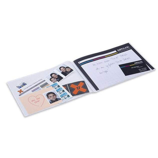 X17 Notitieboek Quer A5 navullingen - Transparante map - 24Papershop