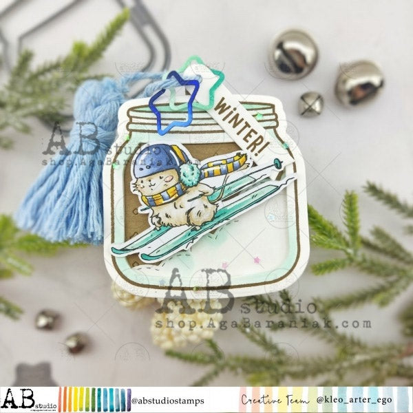 AB Studio Stempel - Winter Bear