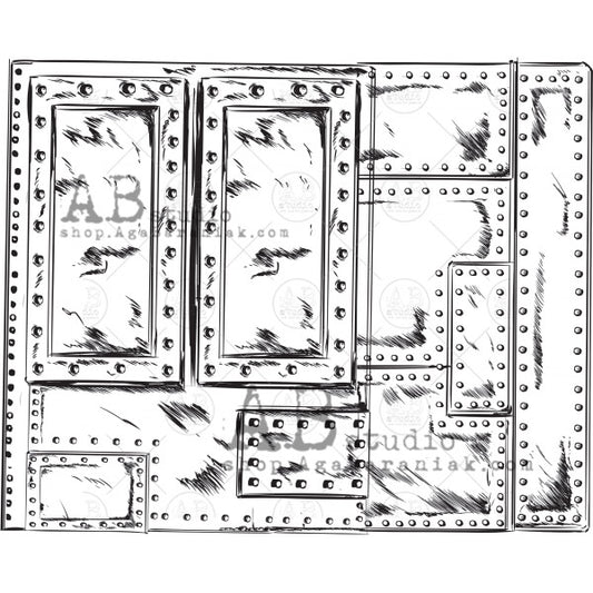 AB Studio Stempel - Steampunk Background