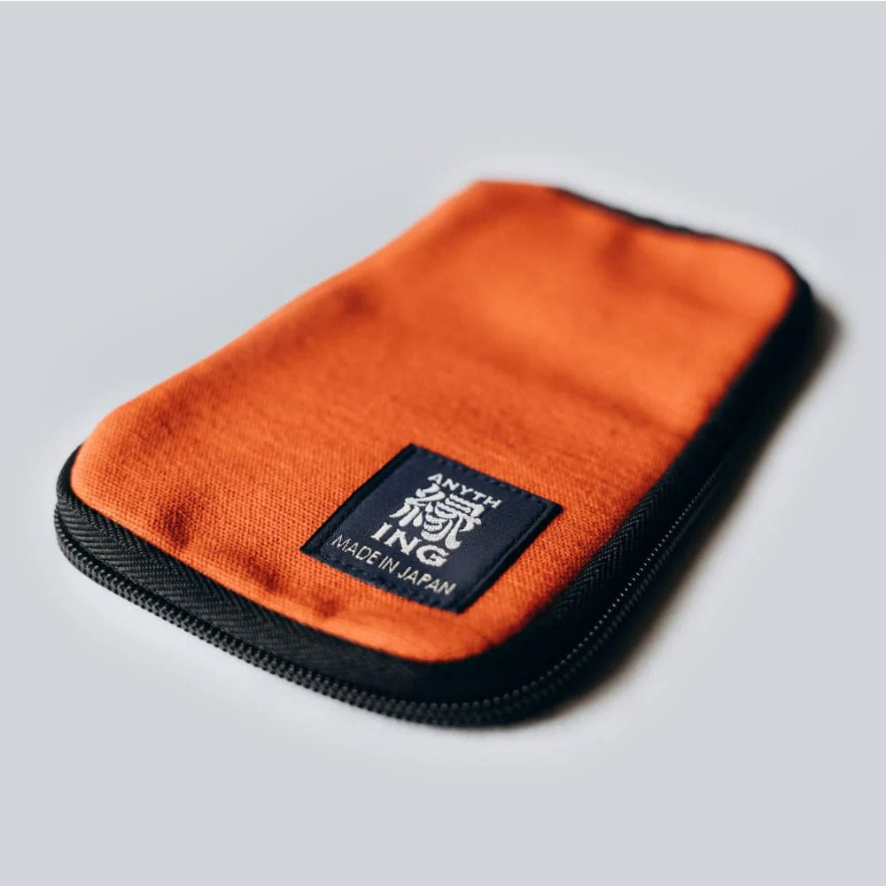 Anything x Robinson Pen Etui - Orange - Voorkant van het etui