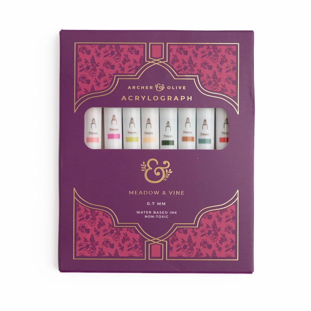 Archer & Olive Acrylographs Meadow & Vine - 07mm - In Verpakking