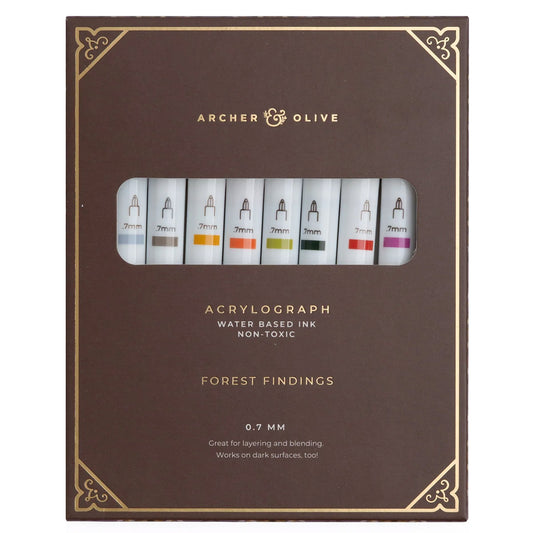 Archer & Olive Acrylographs Forest Findings - 07mm