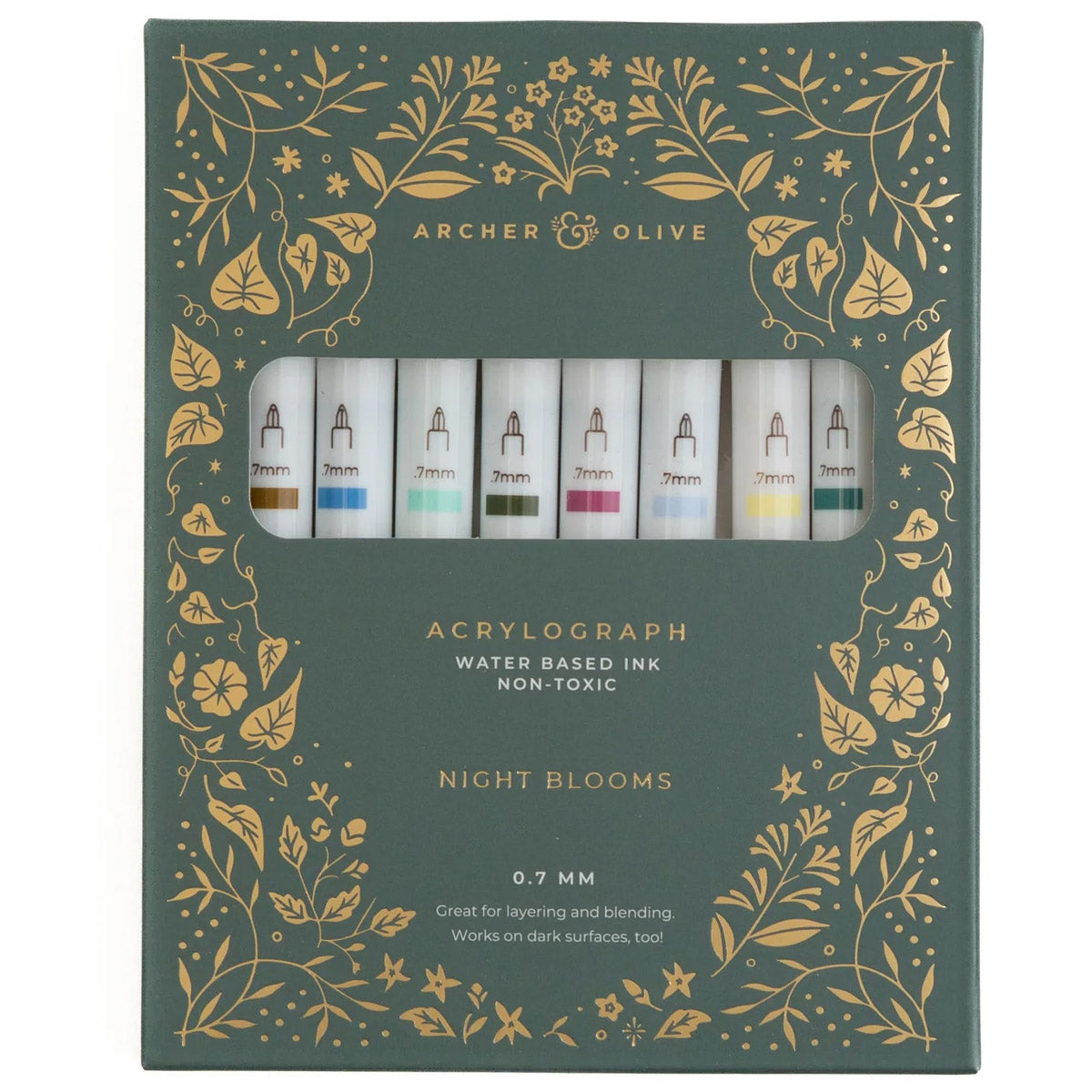 Archer & Olive Acrylographs Night Blooms - 07mm